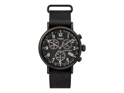 Pre-owned Timex Men's  Waterbury Chronograph Tw2t21200 Watch In Brass In Gold