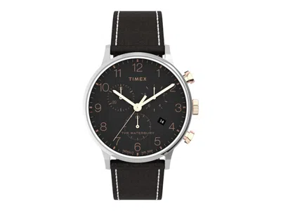 Pre-owned Timex Men's  Waterbury Tw2t71500 Watch In Stainless Steel In Silver