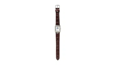 Pre-owned Timex Men's  X Noah Moon Phase Brown Steel 118 Watch In Stainless Steel In Silver
