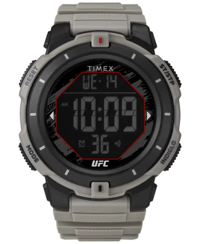 Timex Men's Ufc Rumble Digital Tan Polyurethane Strap 50mm Round Watch
