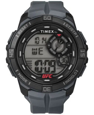 Timex Men's Ufc Rush Digital Gray Polyurethane Strap 52mm Round Watch