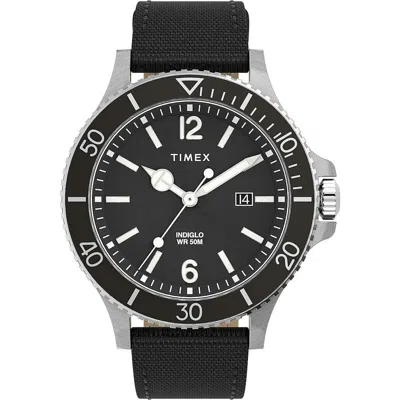 Timex Men's Watch  Harborside - Indiglo Black Gbby2