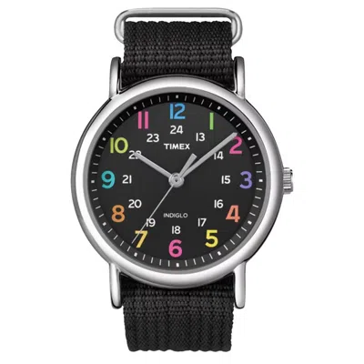 Timex Men's Weekender Black Dial Watch