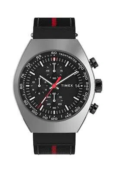 Pre-owned Timex Mens Legacy Tonneau Gunmetal Case Watch Tw2w50200