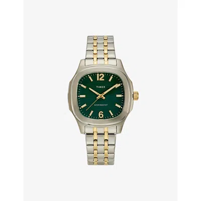 Timex Mens  Marquee Stainless Steel Quartz Watch 41mm In Silver