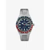 Timex Mens Blue Tw2t80700 Q Diver Reissue Stainless-steel Quartz Analog Watch In Blue