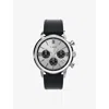 Timex Mens Silver Tw2w10300 Marlin Chronograph Stainless-steel Quartz Analog Watch In Silver