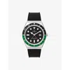 Timex Mens Black Tw2w57500 Q Gmt Stainless-steel Watch In Black