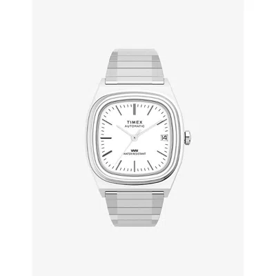 Timex Mens Silver Tw2w70800  Reissue Stainless-steel Automatic Watch
