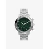Timex Mens Green Tw2y23600 Waterbury Chronograph Stainless-steel Quartz Analog Watch In Green