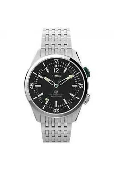 Pre-owned Timex Mens Waterbury Bracelet Watch 41mm Water Resistant Tw2v49700