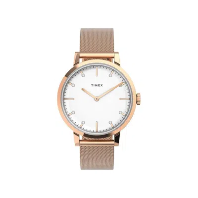 Timex Midtown Rose Gold-tone Ladies Watch