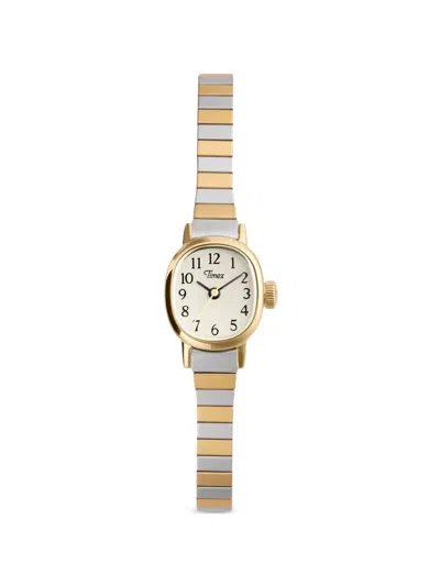 Timex Mini Cavatina 17mm Watch In Gold