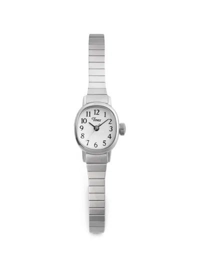 Timex Mini Cavatina 17mm Watch In Silver