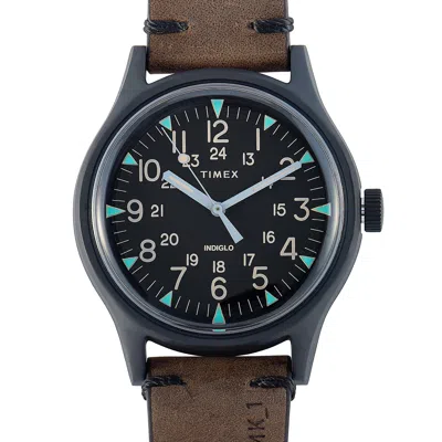 Timex Mk1 40mm Watch Tw2r96900 In Brown