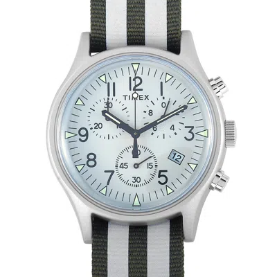 Timex Mk1 Aluminum Chronograph 40 Mm Watch Tw2r81300 In White