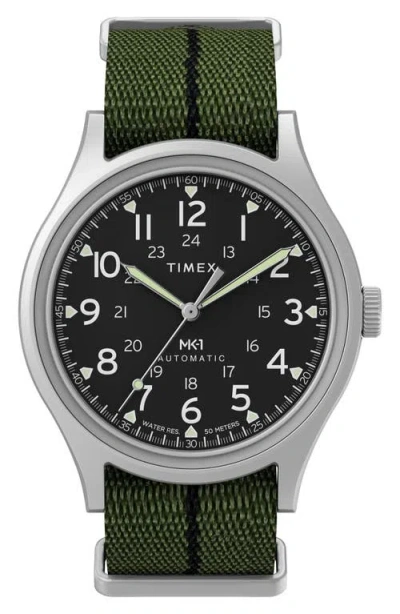 Timex Mk1 Automatic 40mm Watch In Green