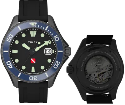 Timex Mod. Deep Water Tiburon Automatic Gwwt1 In Black