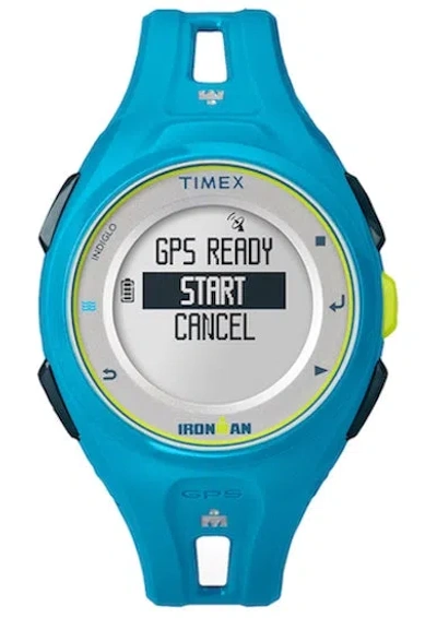 Timex Mod. Ironman Run Gps ***special Price*** Gwwt1 In Blue