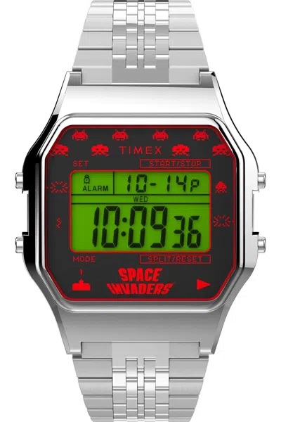 Timex Mod. Space Invaders Gwwt1 In Metallic