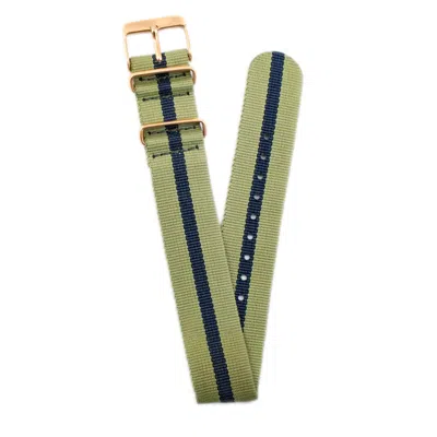 Timex Multicolor Nylon Watch In Green