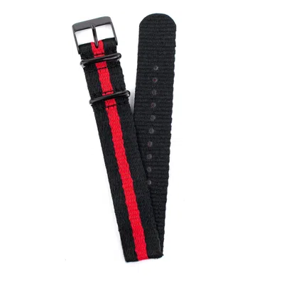 Timex Multicolor Nylon Watch In Black