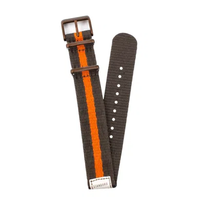 Timex Multicolor Nylon Watch In Orange