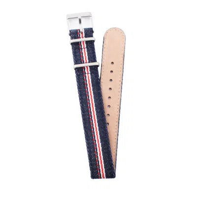 Timex Multicolor Textil Watch In Blue