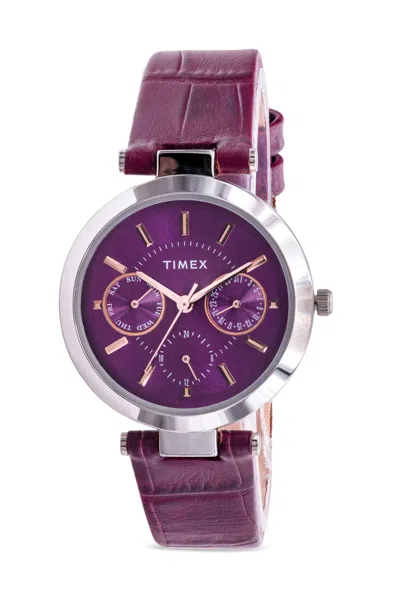 TIMEX MULTIFUNCTION LEATHER LADIES WATCH