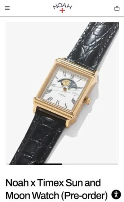 Pre-owned Timex Noah X  Sun And Moon Watch Presale - Confirmed Order/ December 2024