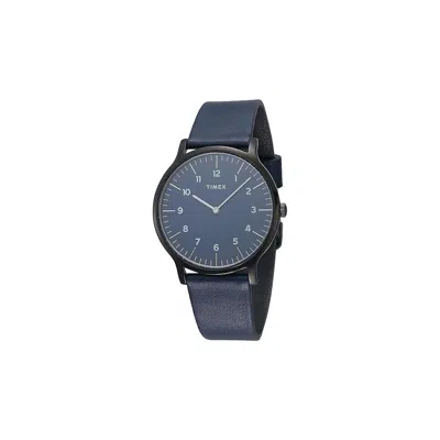 Timex Norway 40mm Gallery Mens Watch In Blue