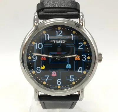 Pre-owned Timex Pac - Man Weekender Collaboration Model Watch Tw2v06100 From Japan
