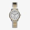 Timex Perfect Fit Unisex Adult Two Tone Stainless Steel Expansion Watch Tw2v05900jt In Multi