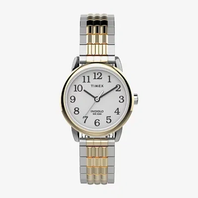 Timex Perfect Fit Unisex Adult Two Tone Stainless Steel Expansion Watch Tw2v05900jt In Multi