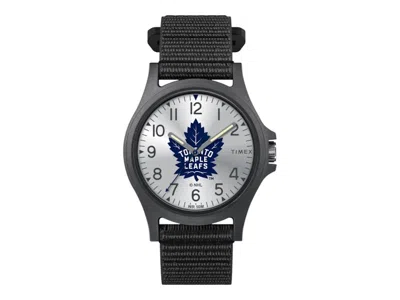 Pre-owned Timex Pride Toronto Maple Leafs Twzhmapma Watch In Resin In Brown