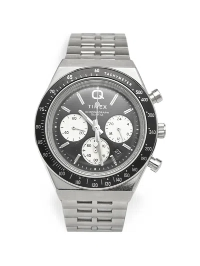 Pre-owned Timex Q 40mm Watch In Black
