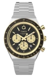 Timex Q Diver Inspired Chronograph 41mm In Two-tone