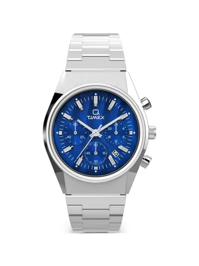 Timex Q Falcon Eye 40mm Watch In Metallic