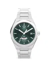 Timex Q Continental Gmt 39mm Watch In Metallic