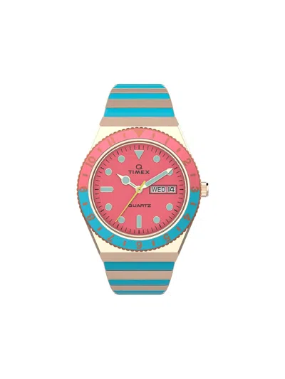 Timex Q Malibu 36mm In Blue
