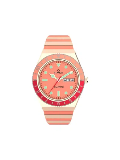 Timex Q Malibu 36mm In Orange