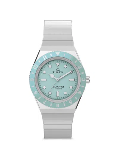 Timex Q Mini 30mm Watch In Metallic