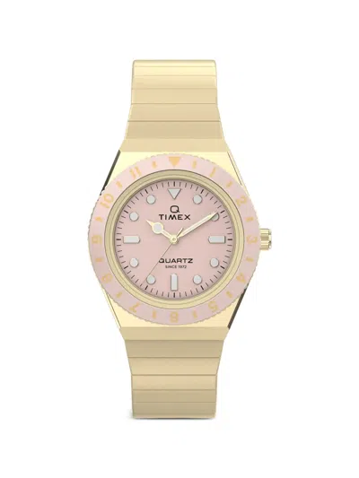 Timex Q Mini 30mm Watch In Pink