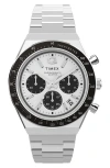 Timex ® Q  Chronograph Bracelet Watch, 40mm In Stainless Steel