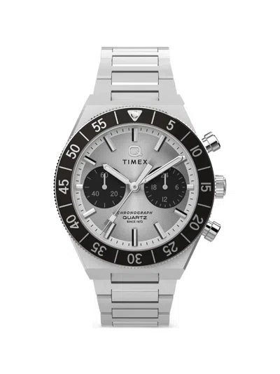 Timex Q  Continental Chronograph 40mm Watch In Green