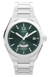Timex Q Continental Gmt 39mm Watch In Silver