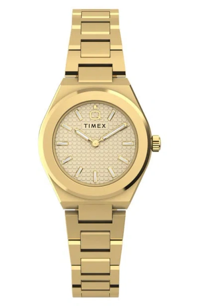 Timex Q ® Continental Mini 24mm Stainless Steel Bracelet Watch In Purple