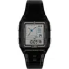 Timex ® Q  Digital Lca Chronograph Resin Strap Watch, 35mm In Gray
