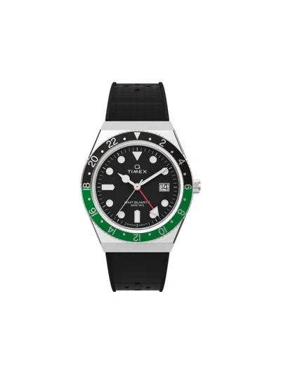 Timex Q  Gmt 38mm In Black