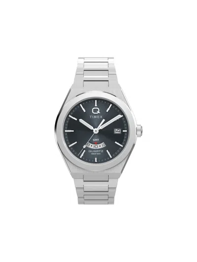 Timex Q- Gmt 39mm In Metallic